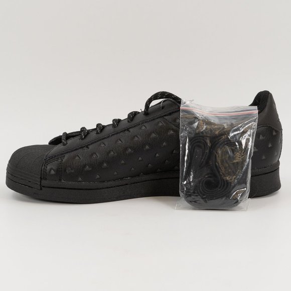 Adidas Pharrell Williams x Superstar \'Black Future\' 2020 GY4981 Leather Sneakers main image 8